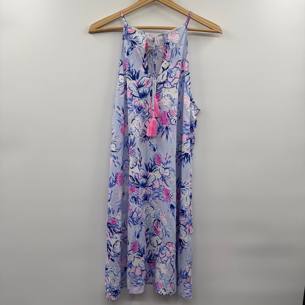 Lilly Pulitzer MARGOT DRESS Light Lilac Trunks In The Air Purple medium - Picture 5 of 12